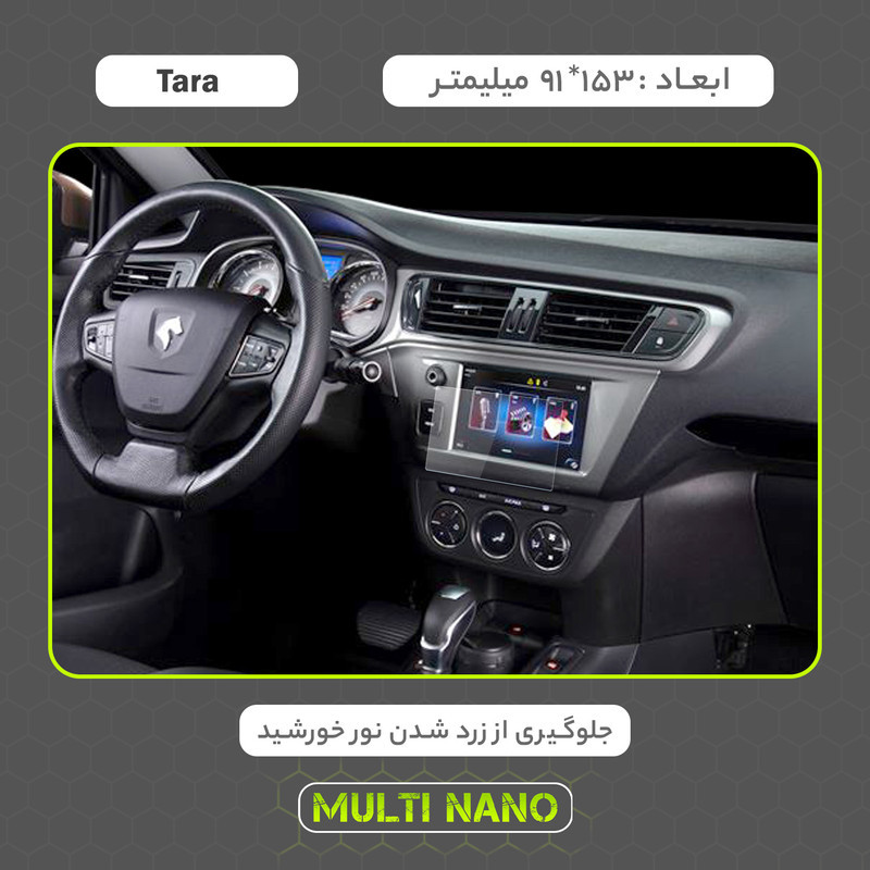 محافظ صفحه نمایش خودرو مولتی نانو مدل X-S1N مناسب برای  Tara