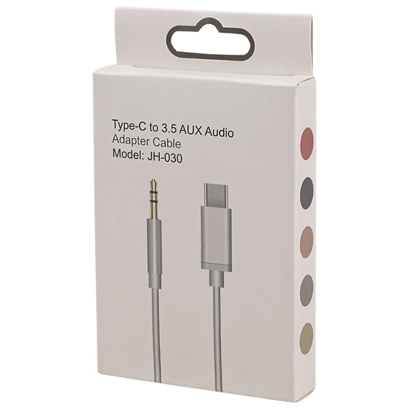 کابل تبدیل usb-c به AUX مدل JH-030 طول 1 متر
