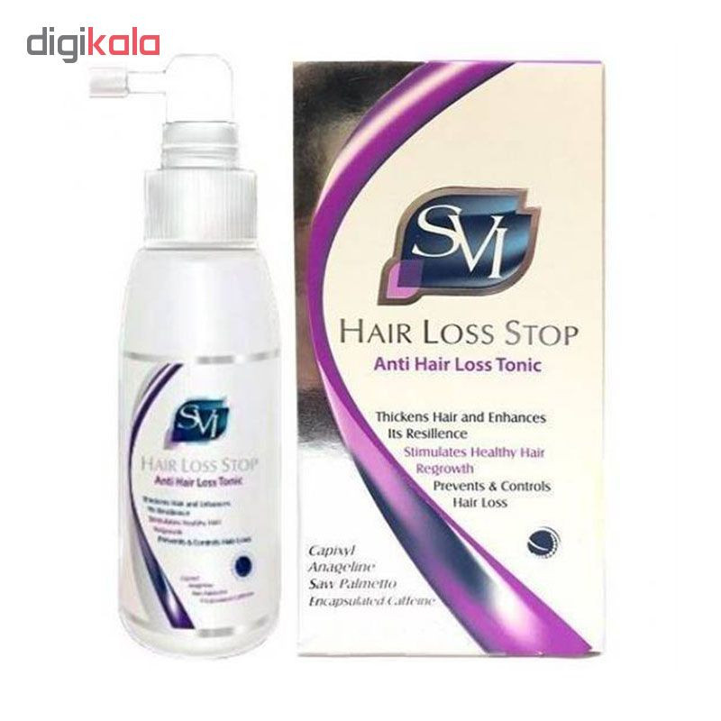 تونیک تقویت کننده مو اس وی آی مدل hair loss stop حجم 100 میلی لیتر