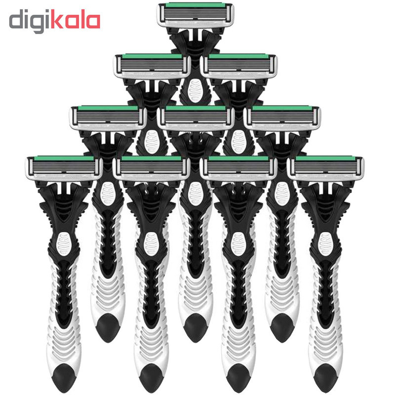 خود تراش دورکو مدل 6blade تحت لیسانس بسته 10 عددی