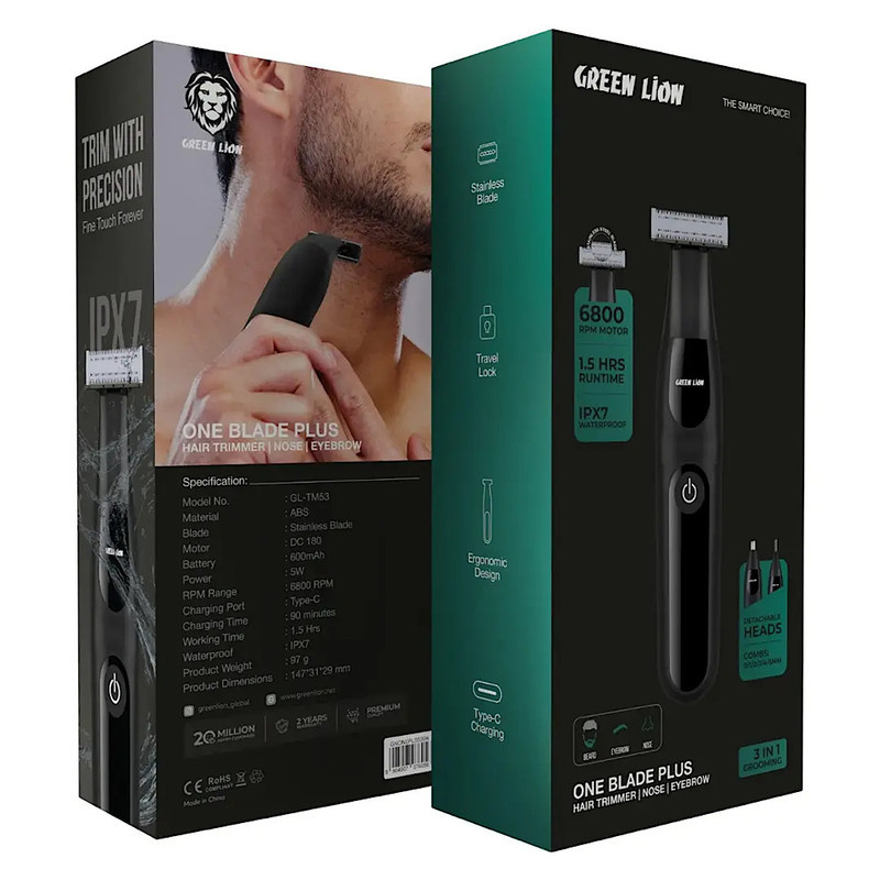ماشین اصلاح چندکاره گرین لاین مدل one blade plus