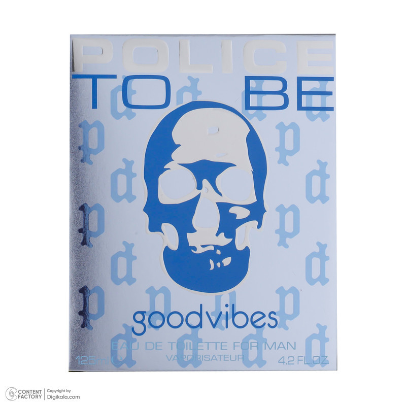 ادو تویلت مردانه پلیس مدل To be Good Vibes حجم 125 میلی لیتر