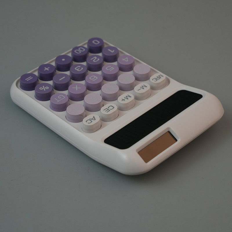 ماشین حساب رومیزی مدل خورشیدی پاستلی کد DS-3001