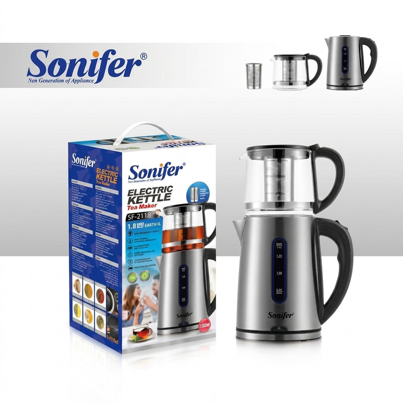 چای ساز روی هم سونیفر مدل SF-2118