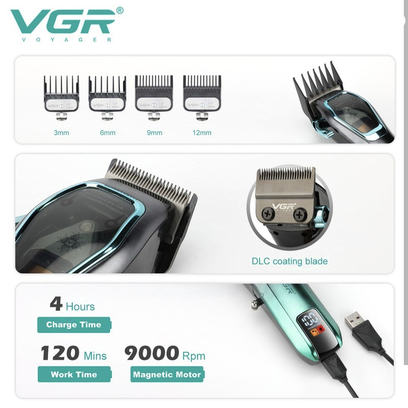 ماشین اصلاح موی سر وی جی ار مدل V-674