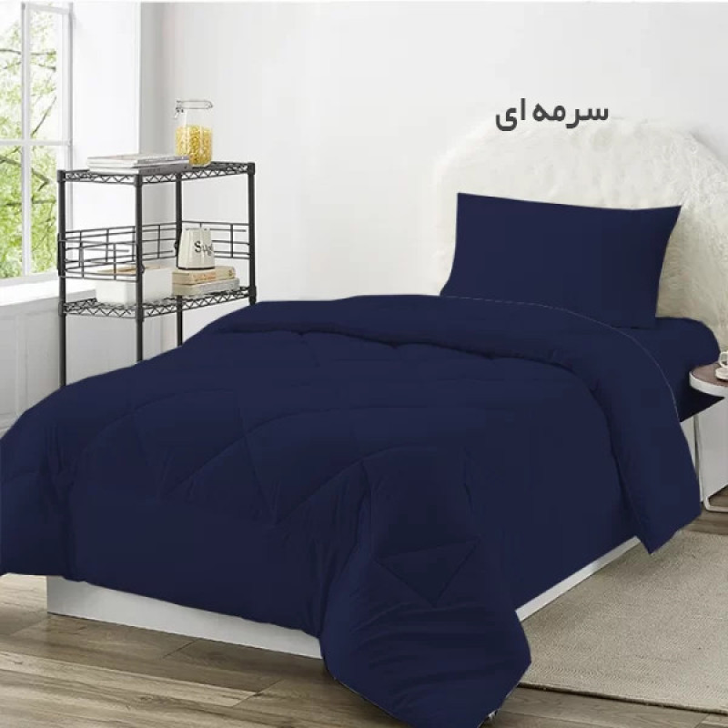 لحاف چیداری مدل میکرو یک نفره سایز 160x220 سانتی متر
