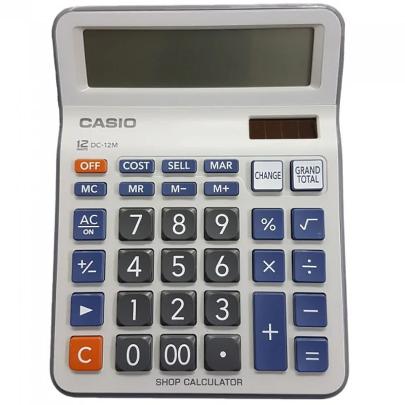 ماشین حساب کاسیو مدل DC-12M