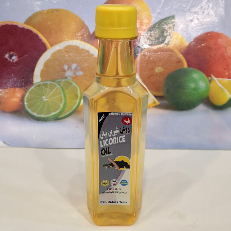 روغن شیرین بیان پامکا مدل پایه حجم 250 میلی لیتر