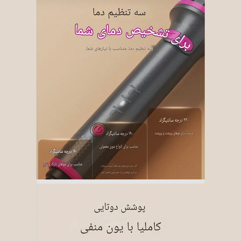 فر کننده و حالت دهنده مو مدل GA001