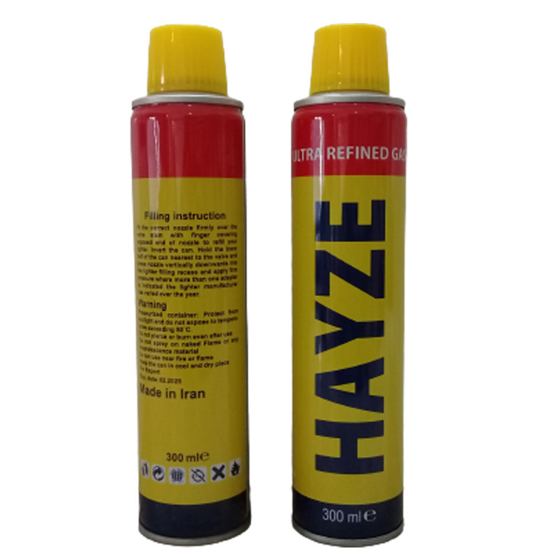 گاز فندک هایز مدل M300ML حجم 300 میلی لیتر