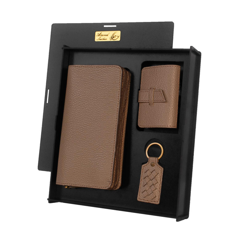 ست هدیه چرم عطارد مدل A12
