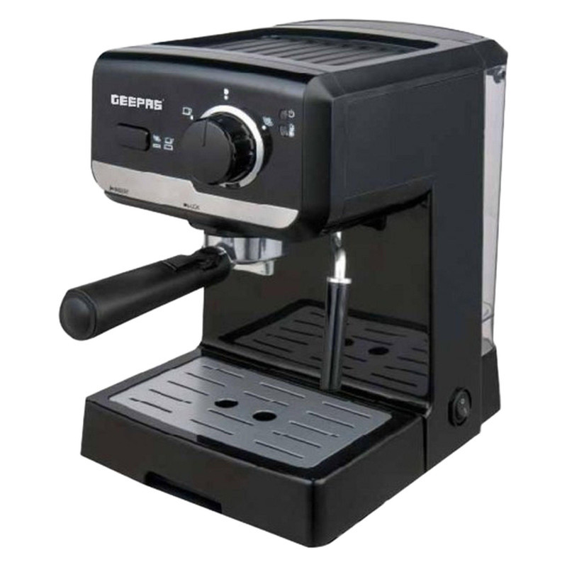 اسپرسوساز خانگی جیپاس مدل GCM6108، مناسب تهیه اسپرسو، کافه لاته و کاپوچینو، دارای 1 عدد نازل قهوه