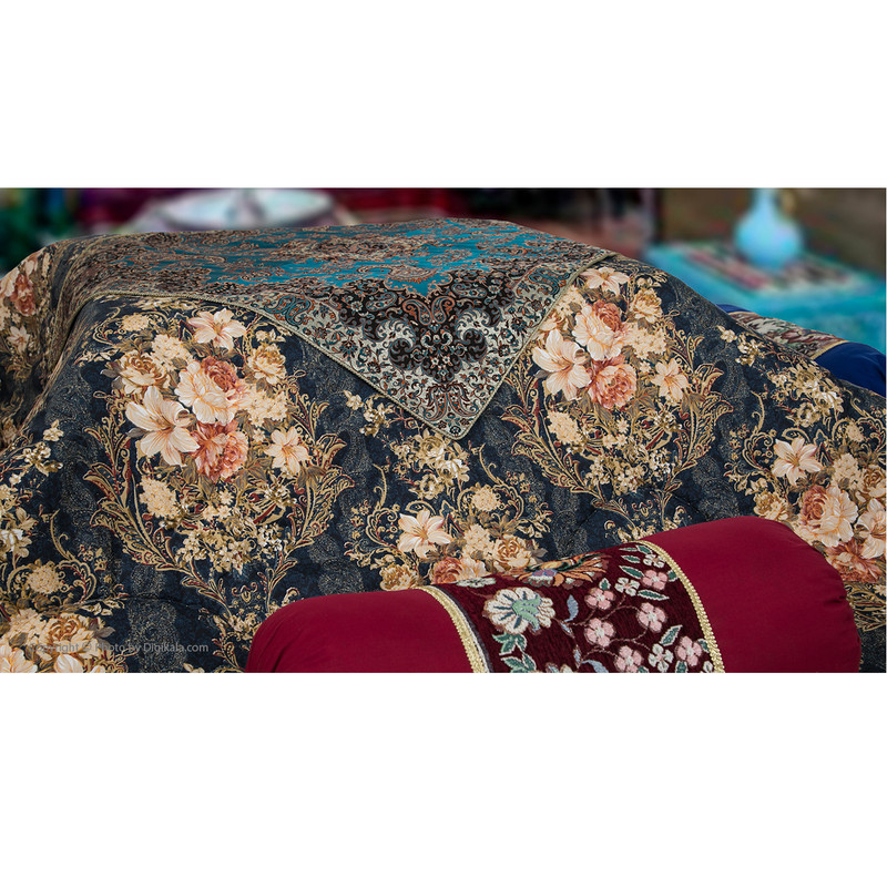 لحاف کرسی خانه سبز اسماعیلی مدل یلدا سایز 350x350 سانتی متر