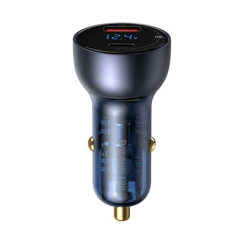 شارژر فندکی 65 وات باسئوس مدل Dual Quick Charger-65W