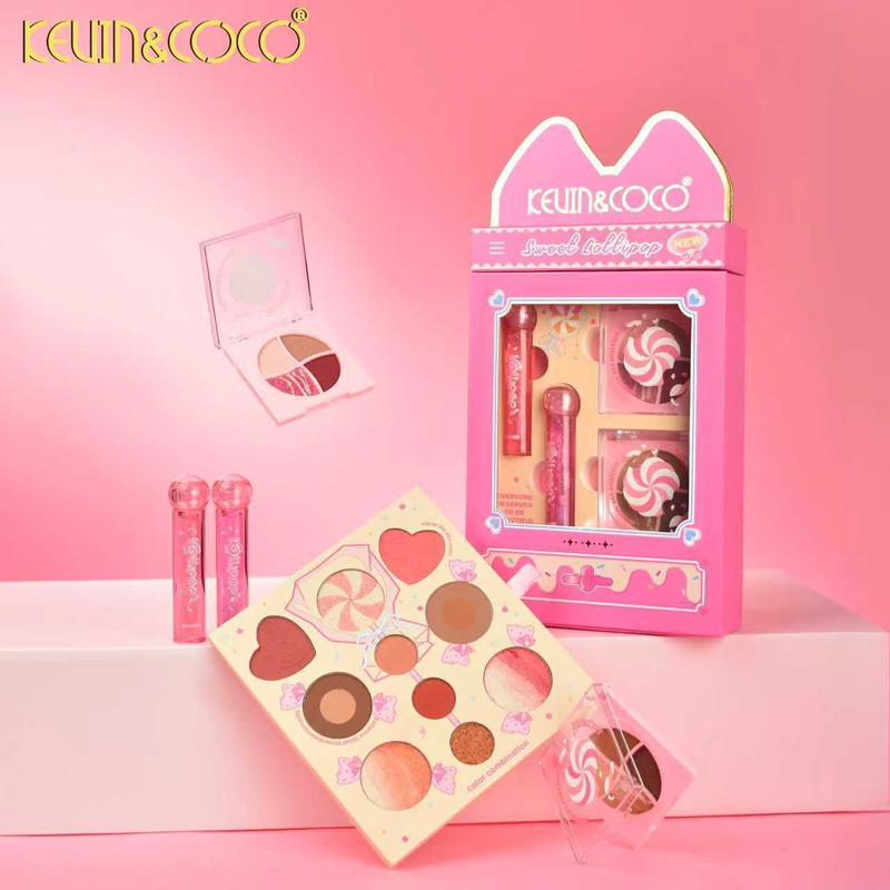 مجموعه آرایشی کوین اند کوکو مدل sweet lollipop مجموعه ۸ عددی