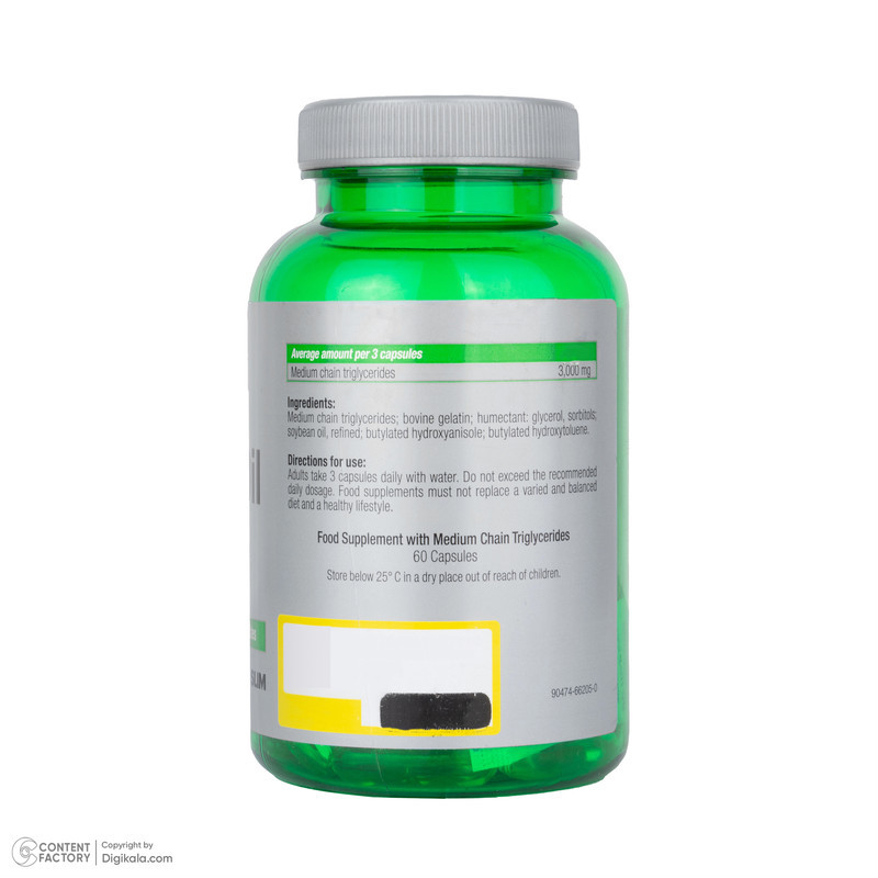 کپسول ژلاتینی ام سی تی اویل یوروویتال بسته 60 عددی