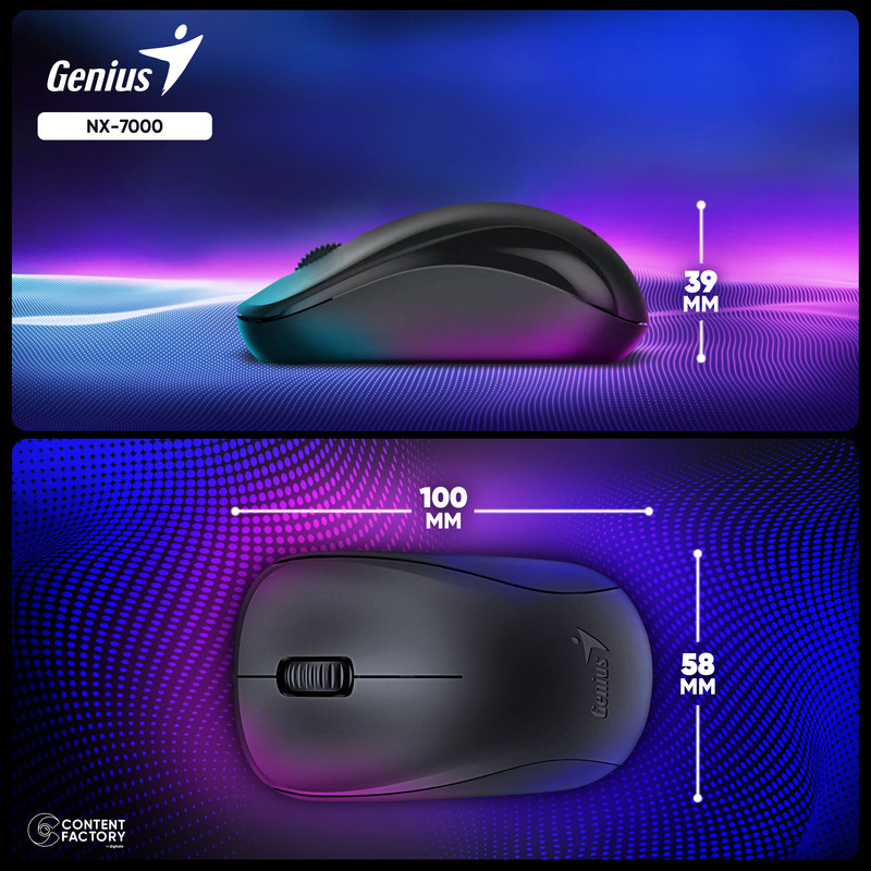 ماوس بی سیم جنیوس مدل NX-7000