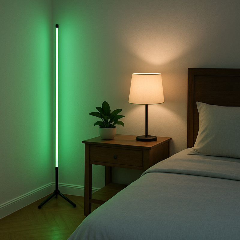 آباژور ایستاده آی لِد مدل کرنرلایت بلوتوثی کد BT-Light-Pro