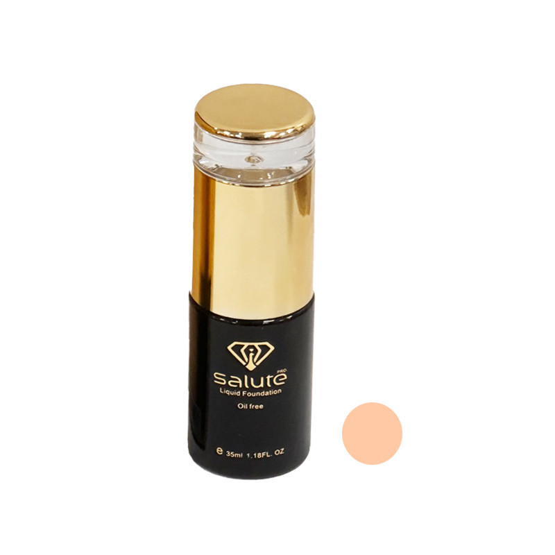 کرم پودر مایع SPF25 سالوته پرو مدل OIL FREE شماره 510 مناسب برای انواع پوست حجم 35 میلی‌لیتر