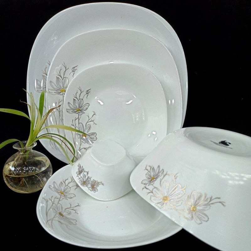 سرویس غذا خوری 26 پارچه آمرتات مدل آرکوپال مربع ژالین کد 5231