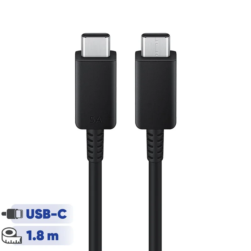 کابل تبدیل USB-C به USB-C سامسونگ مدل 1.8 متری - 5 آمپر