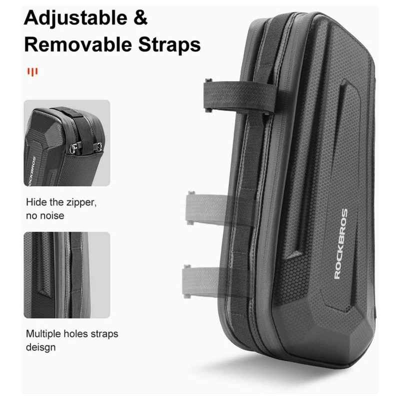 کیف تنه دوچرخه راک براس مدل HARD CASE کد 2036