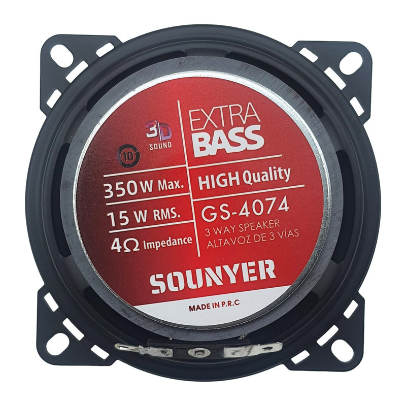 اسپیکر پشت و جلوی خودرو سونیر مدل GS-4074 سایز 4 اینچ بسته دوعددی
