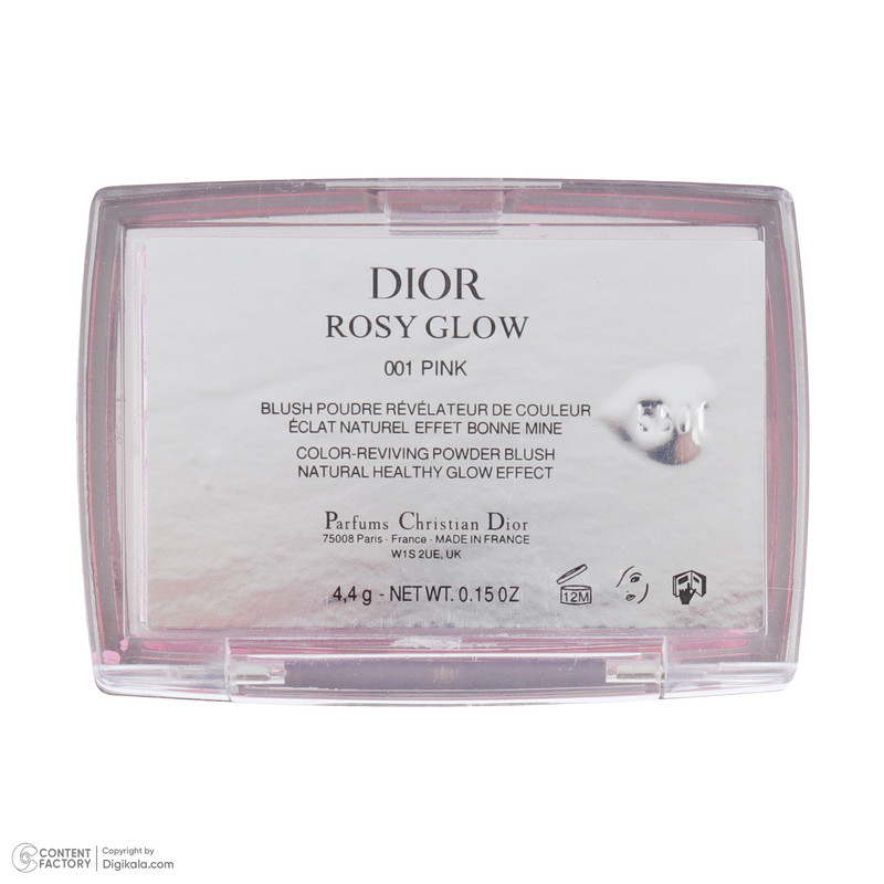 رژ گونه دیور مدل Backstage Rosy Glow شماره 001