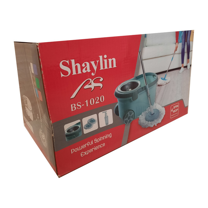 ست سطل و زمین شوی شایلین مدل STEEL