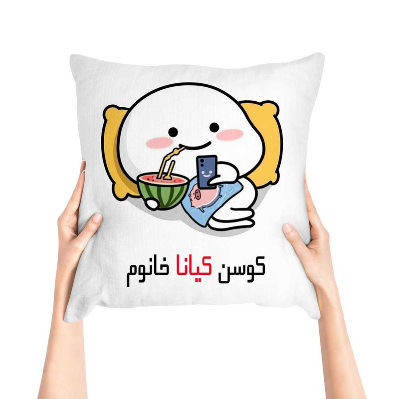 کوسن پاد آفرین مدل فانتزی اسم شخصی طرح دخترانه اسم کیانا کد 01462