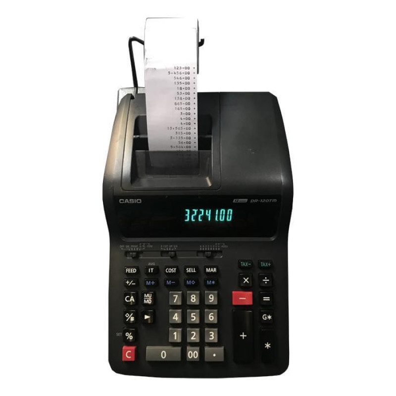 ماشین حساب کاسیو مدل DR-120 TM
