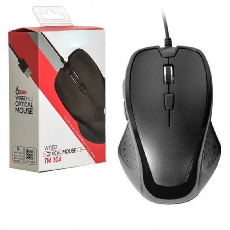 ماوس با سیم مدل TM 304