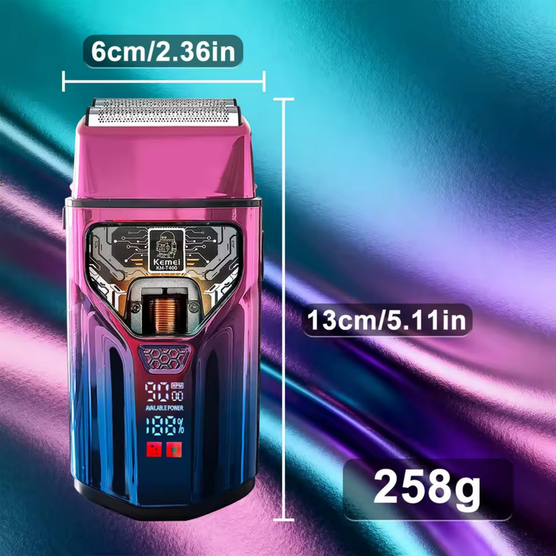 ماشین اصلاح موی صورت شارژی کیمی مدل KM-T400