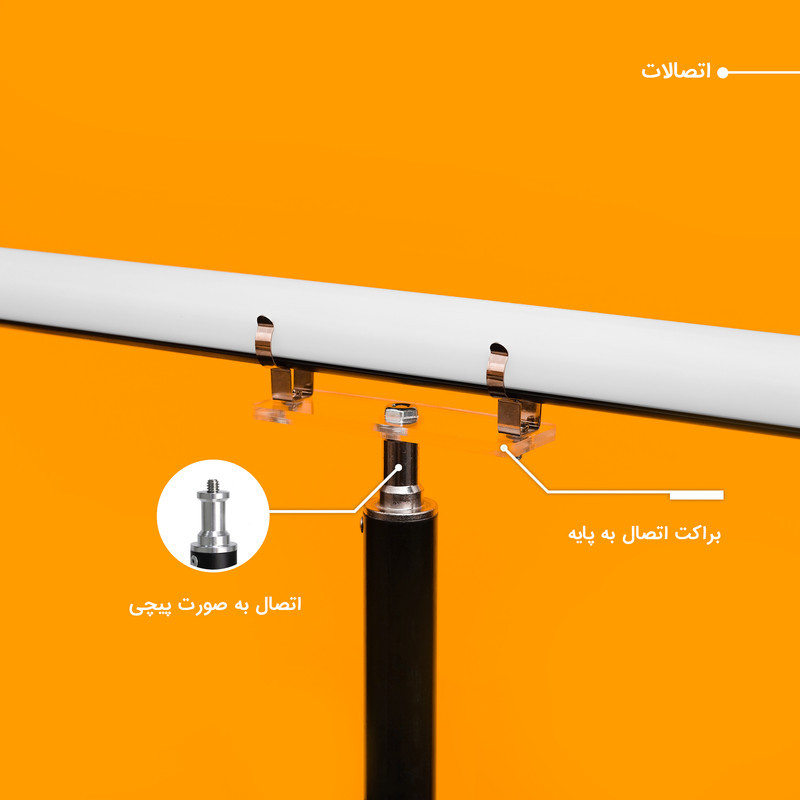 نور ثابت ال ای دی RGB چیکولایت مدل RGB50