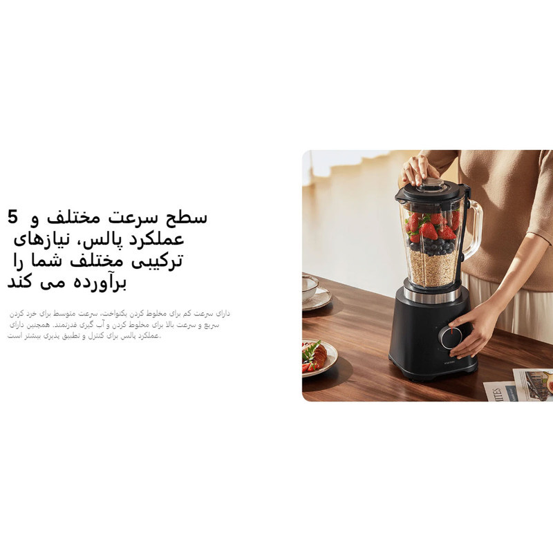 مخلوط کن و آسیاب کن شیائومی مدل  MLLJ001CM-1A