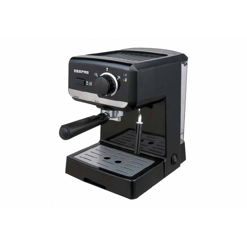 اسپرسوساز خانگی جیپاس مدل GCM6108، مناسب تهیه اسپرسو، کافه لاته و کاپوچینو، دارای 1 عدد نازل قهوه