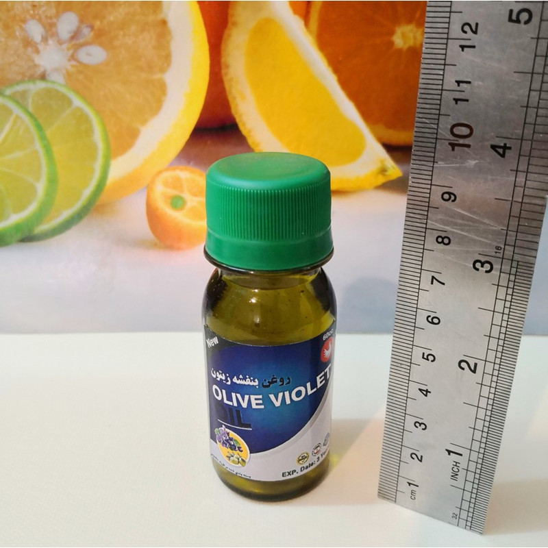 روغن بنفشه پامکا مدل پایه زیتون حجم 60 میلی لیتر