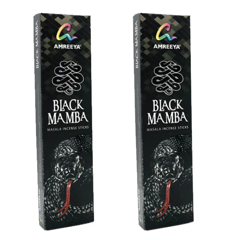 عود آمریا مدل BLACK MAMBA بسته 2 عددی