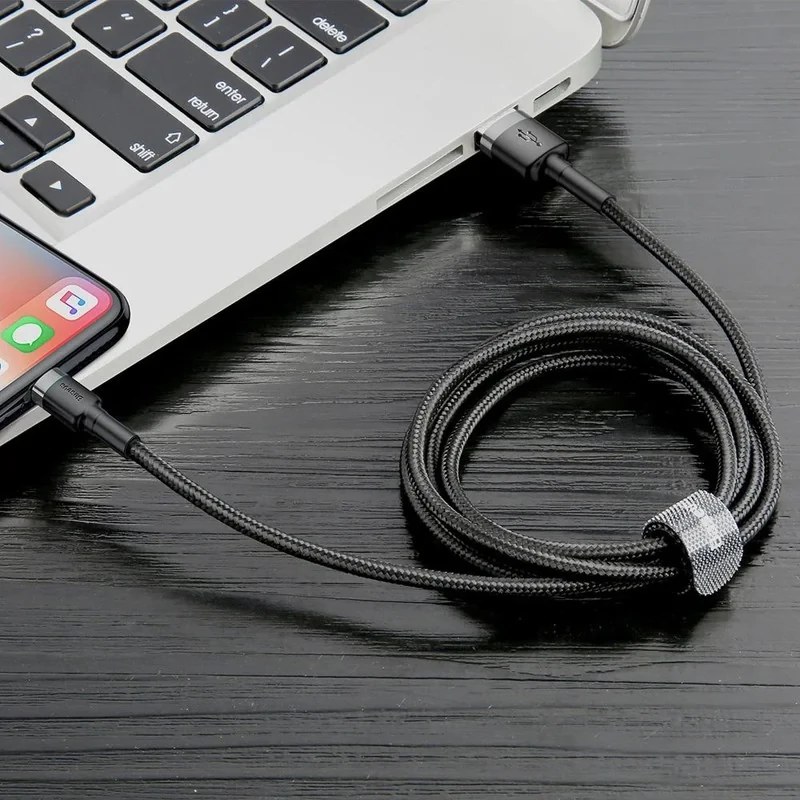 کابل تبدیل USB به لایتنینگ بیسوس مدل B-CG1 طول 2 متر