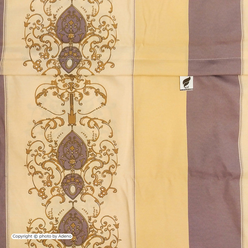 کاور لحاف آدنو مدل درباری کد IR101 دونفره سایز 220x240 سانتی متر