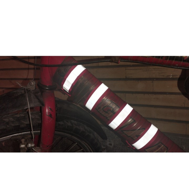 نوار شبرنگ دوچرخه مدل پارچه مجموعه 6 عددی