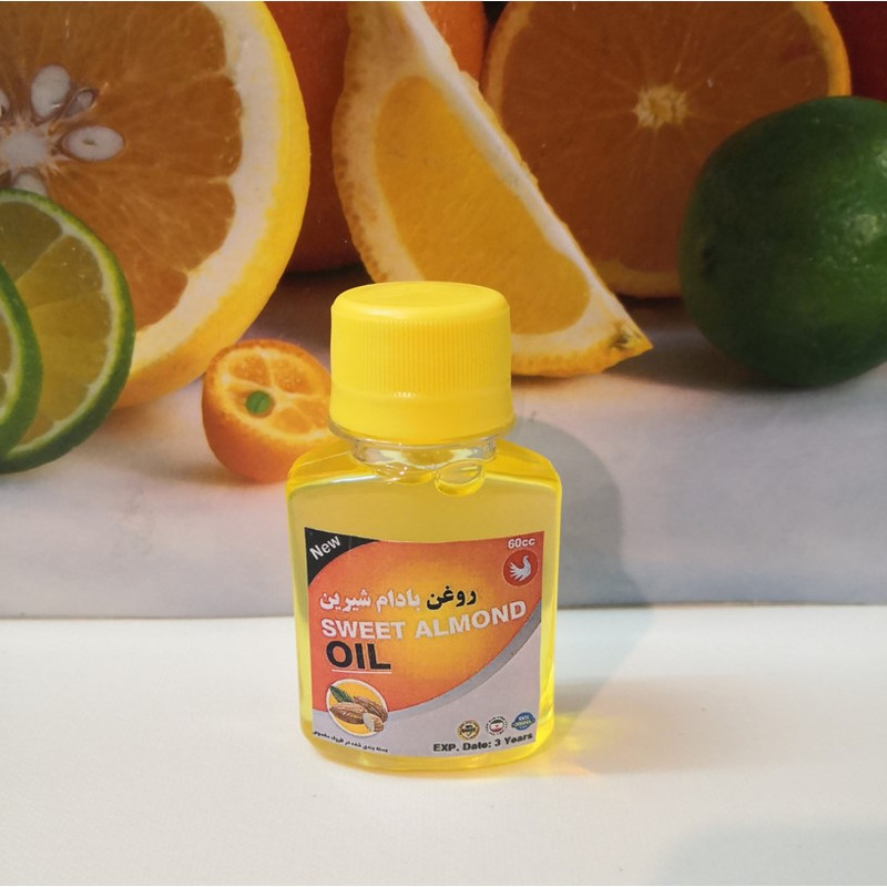 روغن بادام شیرین پامکا مدل پرس سرد حجم 60 میلی لیتر