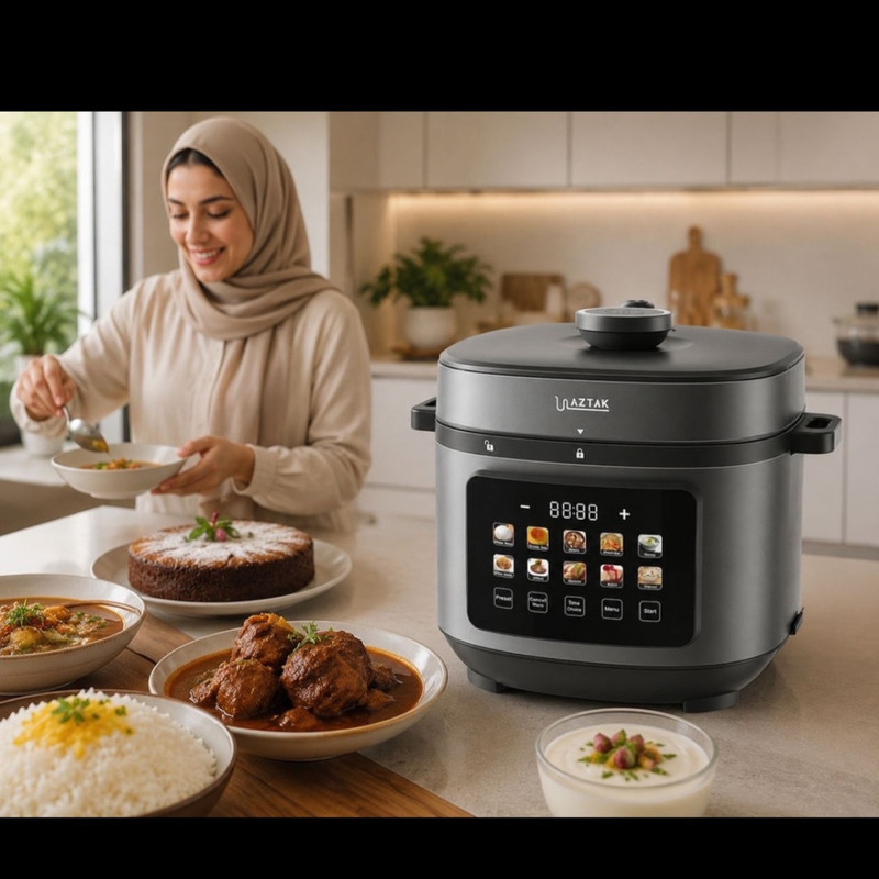 مولتی کوکر 7 لیتری آزتک مدل A_8180