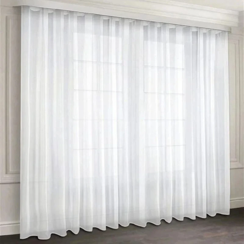 پرده مدل حریر طرح دار پلیسه سایز 275x875 سانتی‌متر
