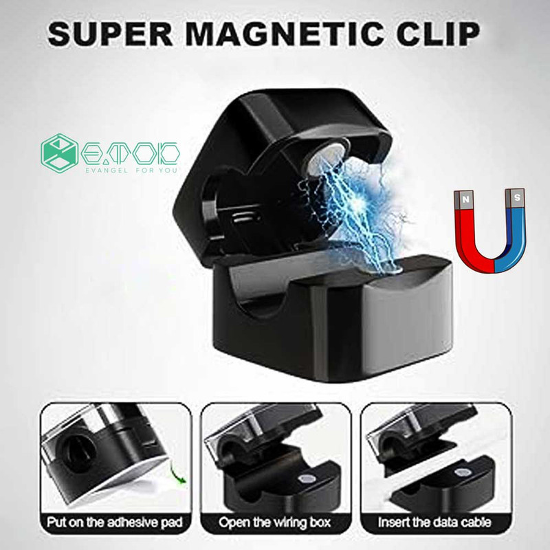 نگهدارنده کابل ایتوک مدل Clip بسته 8 عددی
