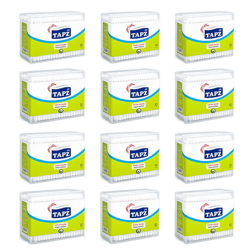 گوش پاک‌کن تاپز مدل Cup12 12 دوازده بسته 200 عددی