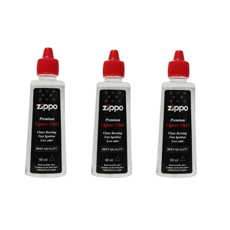 بنزین فندک مدل 60ml بسته 3 عددی