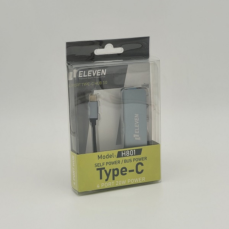 هاب 4 پورت USB 2.0 پورت ایلون مدل TYPE-C H801