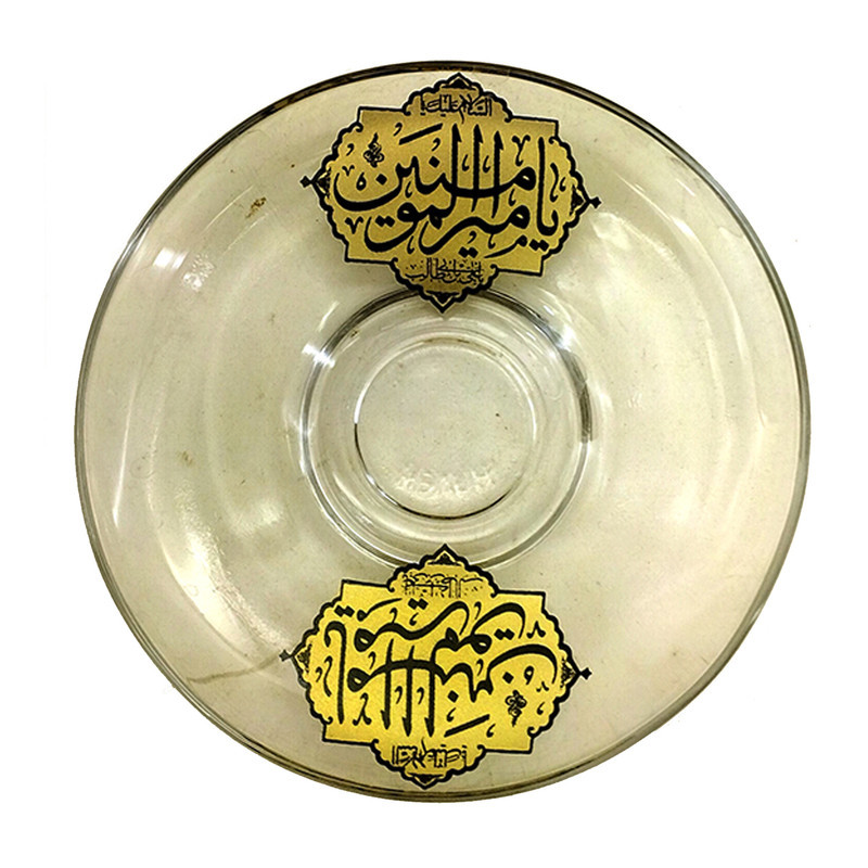 ست فنجان و نعلبکی 12 پارچه مدل السلام علیک یا امیرالمومنین علی بن ابیطالب ع طرح ستاره ای کد 102784