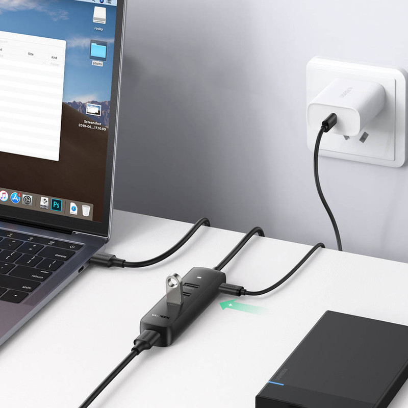 هاب 4 پورت USB 3.0 یوگرین مدل CM416-10915
